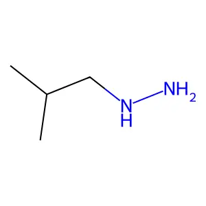 Isobutylhydrazine hydrochloride structure