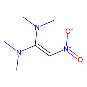 1-N,1-N,1-N',1-N'-tetramethyl-2-nitroethene-1,1-diamine structure