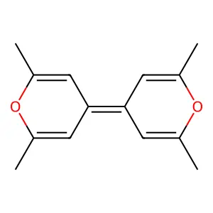 Bi-pyranylidene, 2,2',6,6'-tetramethyl- structure