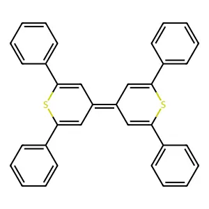 4H-Thiopyran, 4-(2,6-diphenyl-4H-thiopyran-4-ylidene)-2,6-diphenyl- structure