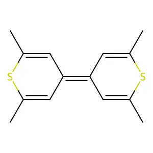 Bithiopyranylidene, 2,2',6,6'-tetramethyl- structure