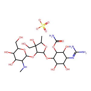 硫酸布鲁霉素 structure