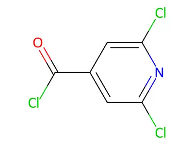 2,6-Dichloro-isonicotinoyl chloride structure