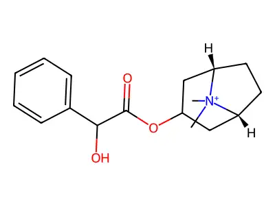 甲溴后马托品 structure