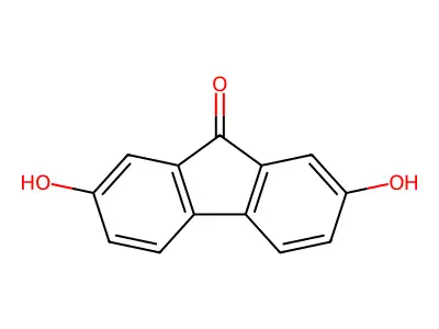 2,7-Dihydroxyfluoren-9-one structure