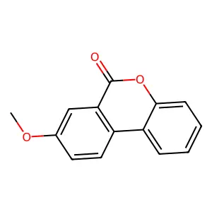 8-methoxy-6H-benzo[c]chromen-6-one structure