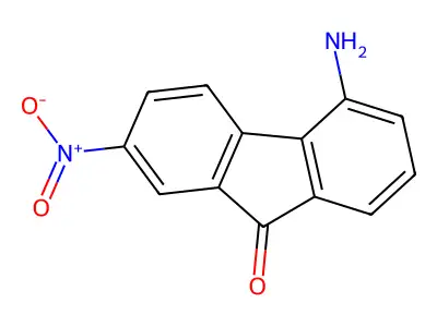 5-Amino-2-nitrofluoren-9-one structure
