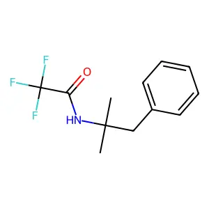N-(1,1-Dimethyl-2-phenylethyl)-2,2,2-trifluoroacetamide structure