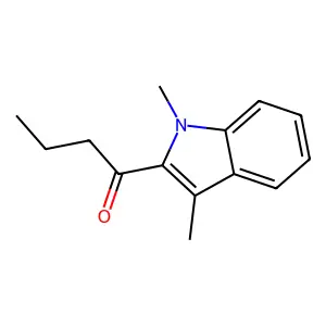 1-(1,3-Dimethyl-1H-indol-2-yl)butan-1-one structure