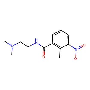 N-(2-(dimethylamino)ethyl)-2-methyl-3-nitrobenzamide structure