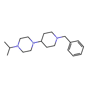 1-(1-Benzylpiperidin-4-yl)-4-propan-2-ylpiperazine structure