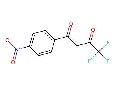 1,1,1-Trifluoro-4-hydroxy-4-(4-nitrophenyl)but-3-en-2-one structure