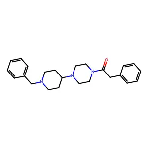 1-[4-(1-Benzylpiperidin-4-yl)piperazin-1-yl]-2-phenylethanone structure