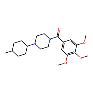 1-(4-Methylcyclohexyl)-4-(3,4,5-trimethoxybenzoyl)piperazine structure