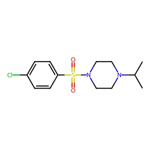 1-(4-Chlorophenyl)sulfonyl-4-propan-2-ylpiperazine structure