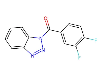 1-(3,4-Difluorobenzoyl)-1H-1,2,3-benzotriazole structure