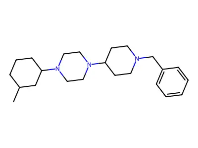 1-(1-Benzylpiperidin-4-yl)-4-(3-methylcyclohexyl)piperazine structure