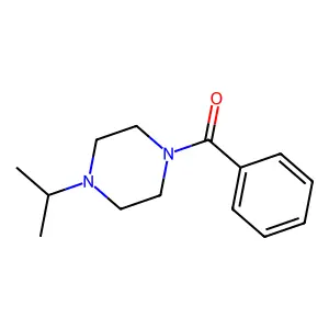 Phenyl[4-(propan-2-yl)piperazin-1-yl]methanone structure