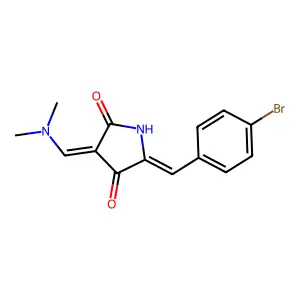 5-(4-Bromobenzylidene)-3-[(dimethylamino)methylene]-2,4-pyrrolidinedione structure
