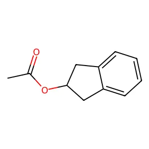 2,3-Dihydro-1H-inden-2-yl acetate structure