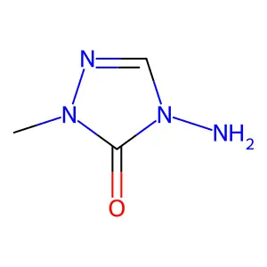 4-amino-1-methyl-4,5-dihydro-1H-1,2,4-triazol-5-one structure