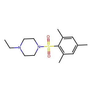 1-Ethyl-4-(mesitylsulfonyl)piperazine structure