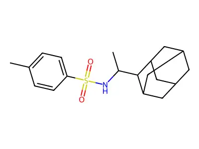 N-[1-(2-adamantyl)ethyl]-4-methylbenzenesulfonamide structure