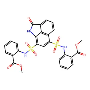 C27H21N3O9S2 structure
