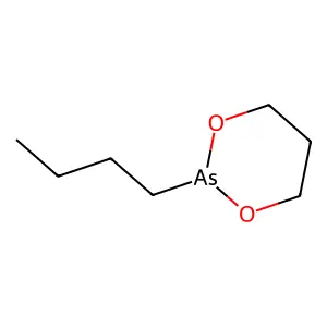 2-Butyl-1,3,2-dioxarsinane structure