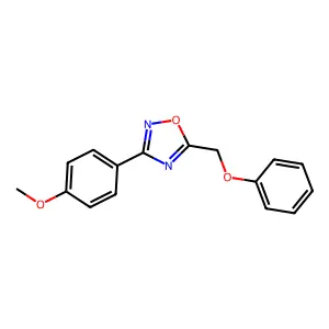 3-(4-Methoxyphenyl)-5-(phenoxymethyl)-1,2,4-oxadiazole structure