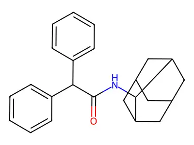 N-(2-adamantyl)-2,2-diphenylacetamide structure
