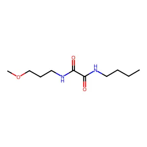 N-butyl-N'-(3-methoxypropyl)oxamide structure