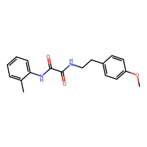 N1-(4-methoxyphenethyl)-N2-(o-tolyl)oxalamide structure