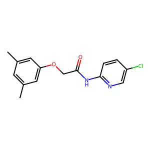 N-(5-chloropyridin-2-yl)-2-(3,5-dimethylphenoxy)acetamide structure