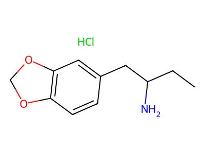 1-(3,4-亚甲二氧基苯基)-2-丁胺 structure