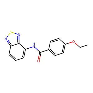 N-(2,1,3-benzothiadiazol-4-yl)-4-ethoxybenzamide structure