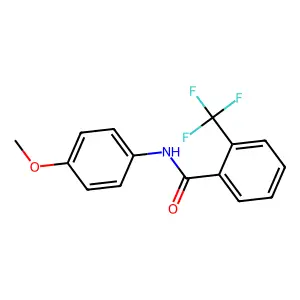 N-(4-methoxyphenyl)-2-(trifluoromethyl)benzamide structure