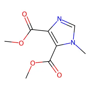 Dimethyl 1-methyl-1H-imidazole-4,5-dicarboxylate structure