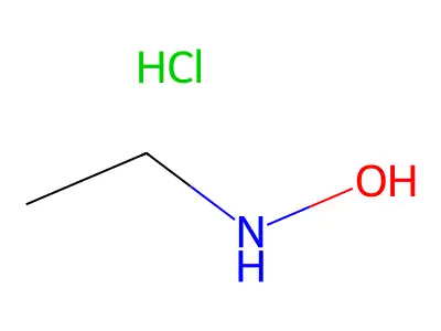 Hydroxylamine, n-ethyl-, hydrochloride structure