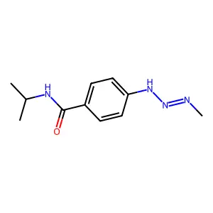 4-(2-methyliminohydrazinyl)-N-propan-2-ylbenzamide structure