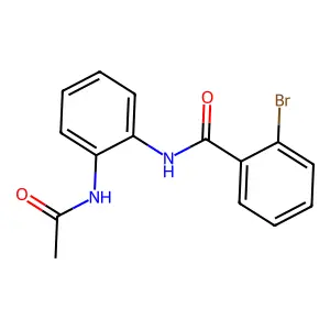 N-[2-(acetylamino)phenyl]-2-bromobenzamide structure
