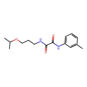 N'-(3-methylphenyl)-N-(3-propan-2-yloxypropyl)oxamide structure