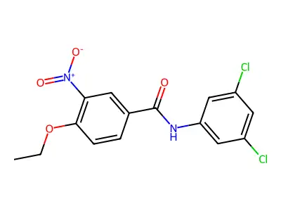 N-(3,5-dichlorophenyl)-4-ethoxy-3-nitrobenzamide structure