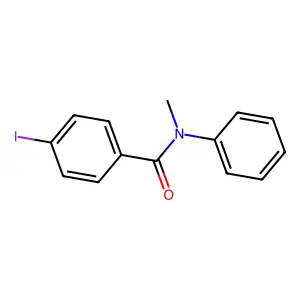 4-iodo-N-methyl-N-phenylbenzamide structure