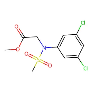 Methyl N-(3,5-dichlorophenyl)-N-(methylsulfonyl)glycinate structure