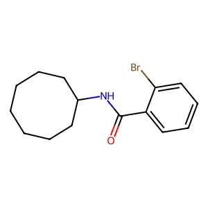 2-bromo-N-cyclooctylbenzamide structure
