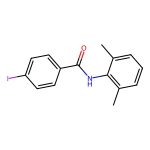 N-(2,6-dimethylphenyl)-4-iodobenzamide structure