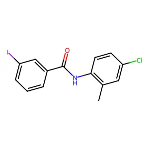 N-(4-chloro-2-methylphenyl)-3-iodobenzamide structure