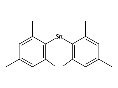 Bis(2,4,6-trimethylphenyl)stannane structure