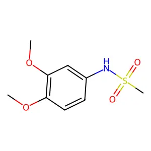 N-(3,4-dimethoxyphenyl)methanesulfonamide structure